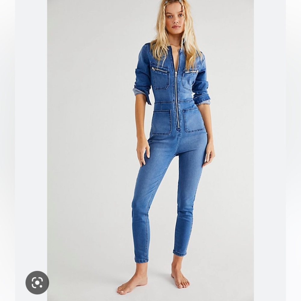 NWOT Free People Lennox Jumpsuit